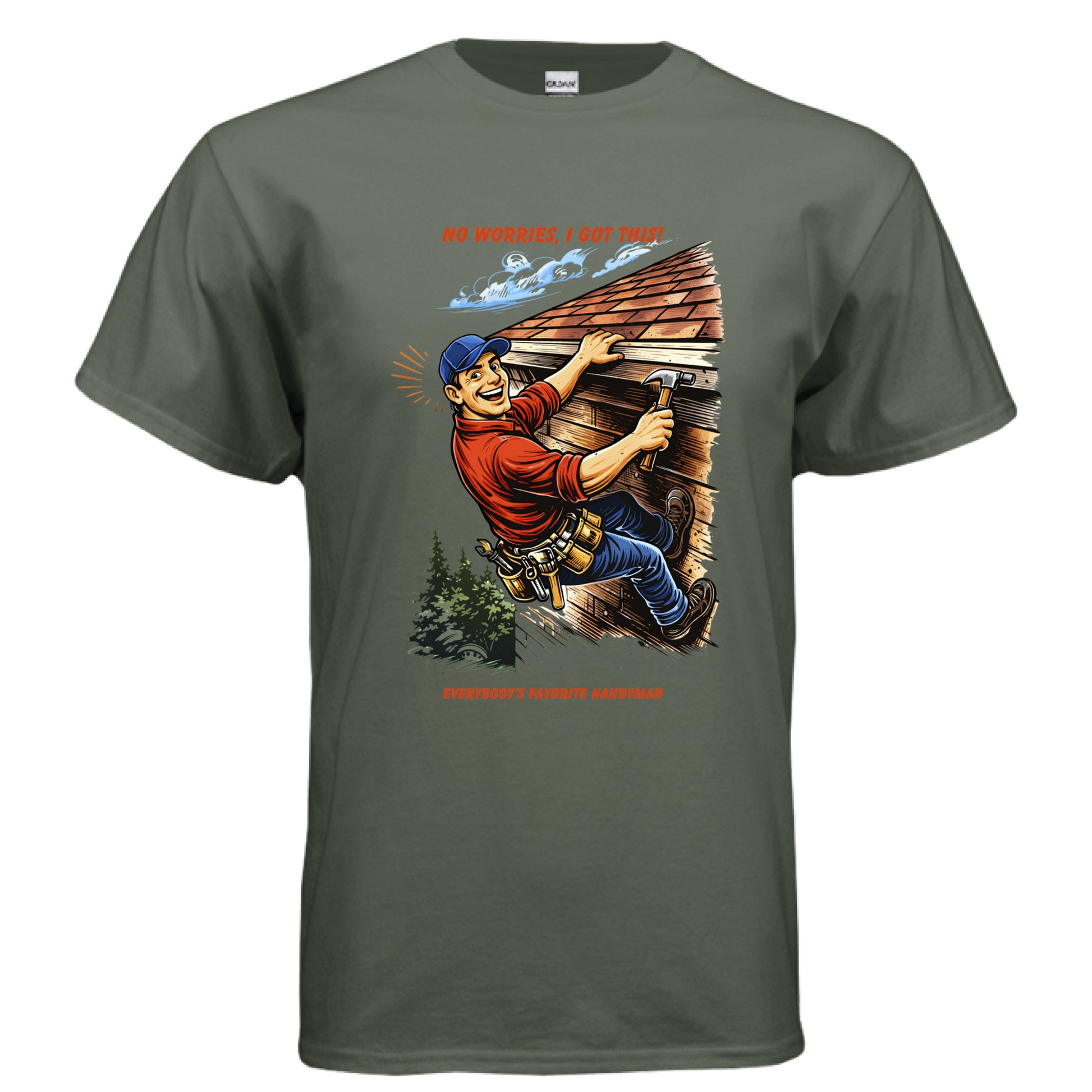 MILITARY GREEN - FRONT